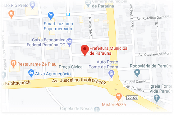 Mapa de Paraúna